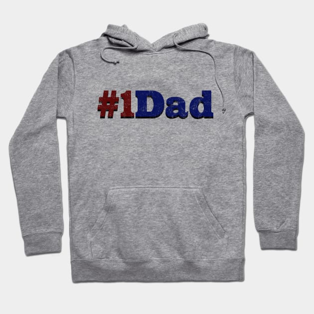 Number One Dad Hoodie by PaletteDesigns